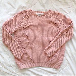 Blush Pink Cozy Sweater